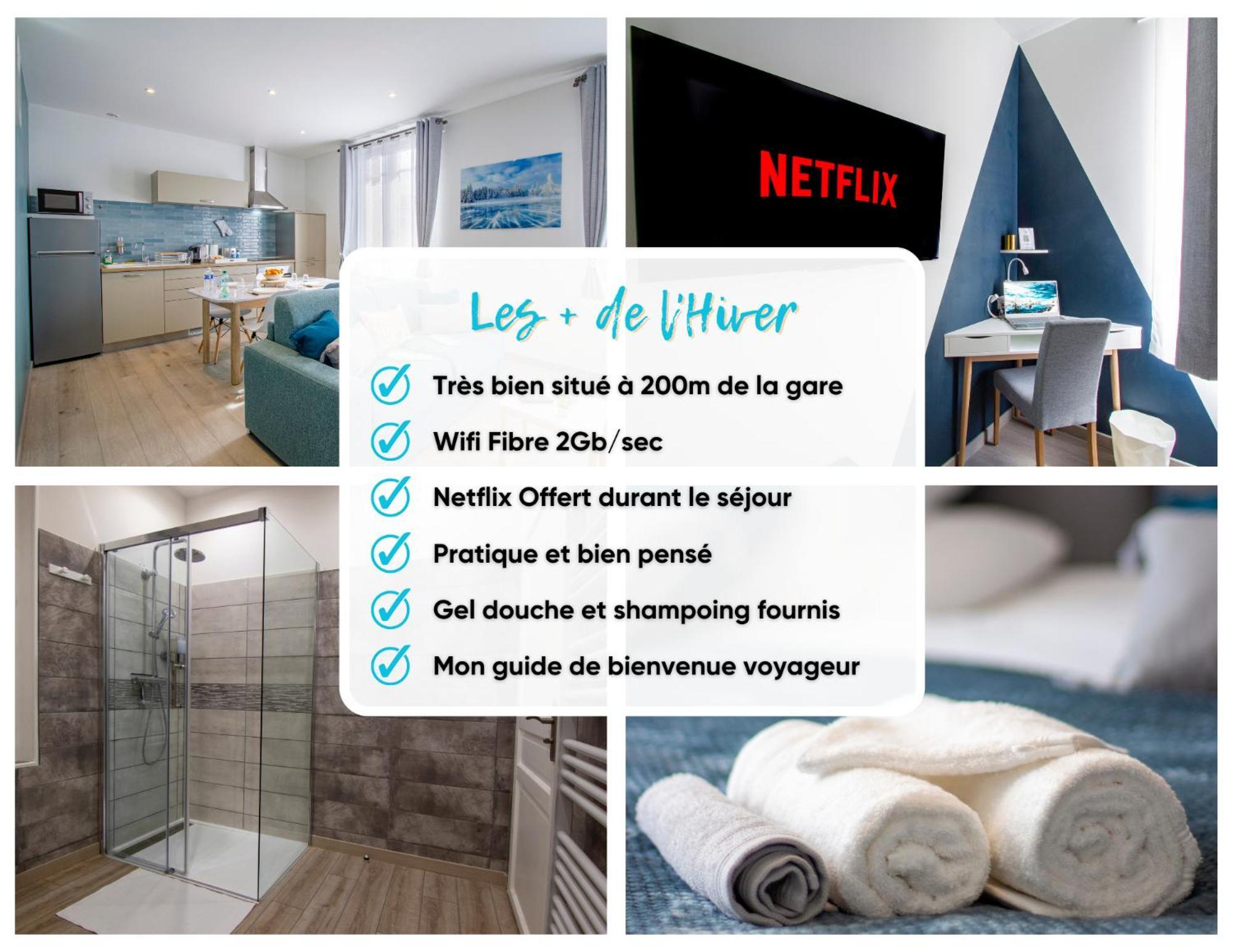 Cocon D'Hiver - Netflix & Wifi - Parking Gratuit - Check-In 24H24 - Kit Bebe Inclus - Emplacement Velos - Goodmarning Châlons-en-Champagne Zewnętrze zdjęcie